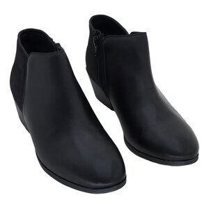 Style Co Wileyy Black Women's Ankle Booties - Size 8 wide